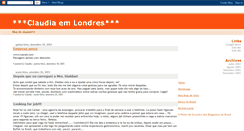 Desktop Screenshot of claudiaemlondres.blogspot.com