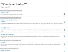 Tablet Screenshot of claudiaemlondres.blogspot.com