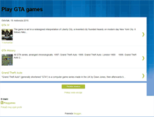 Tablet Screenshot of playgtagames.blogspot.com