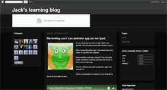 Desktop Screenshot of jacklearningblog.blogspot.com