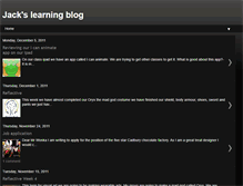 Tablet Screenshot of jacklearningblog.blogspot.com