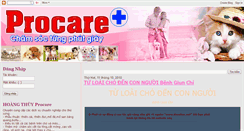 Desktop Screenshot of petprocare.blogspot.com