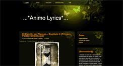 Desktop Screenshot of animolyrics.blogspot.com