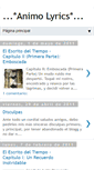 Mobile Screenshot of animolyrics.blogspot.com