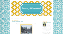 Desktop Screenshot of bmaryandblessed.blogspot.com