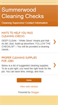 Mobile Screenshot of cleaningchecks.blogspot.com