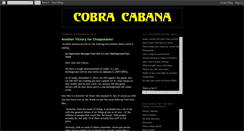 Desktop Screenshot of cobracabanablog.blogspot.com