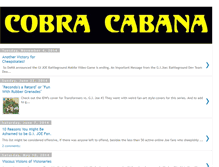 Tablet Screenshot of cobracabanablog.blogspot.com
