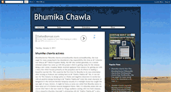 Desktop Screenshot of bhumikachawla-blog.blogspot.com