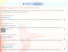 Tablet Screenshot of mario-vargas-llosa-premio-nobel-2010.blogspot.com