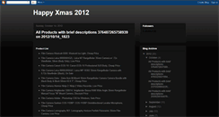 Desktop Screenshot of happyxmastoyou.blogspot.com