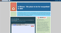 Desktop Screenshot of lafitnessrb.blogspot.com