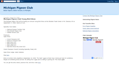 Desktop Screenshot of michiganpigeon.blogspot.com