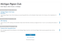 Tablet Screenshot of michiganpigeon.blogspot.com