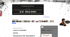 Desktop Screenshot of izahar89.blogspot.com