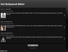 Tablet Screenshot of bollywood-bikini.blogspot.com