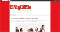 Desktop Screenshot of elvigilantediario.blogspot.com