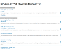 Tablet Screenshot of dipvetnewsletter.blogspot.com