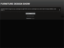 Tablet Screenshot of furnituredesignshow.blogspot.com