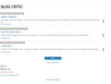 Tablet Screenshot of blogcritic007.blogspot.com