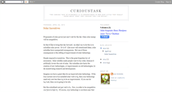 Desktop Screenshot of curioustask.blogspot.com