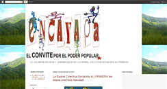 Desktop Screenshot of encayapa-elconviteporelpoderpopular.blogspot.com