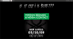 Desktop Screenshot of foreignbeggars.blogspot.com