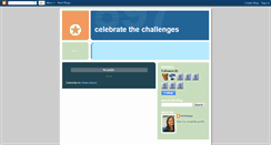 Desktop Screenshot of celebratingthechallenges.blogspot.com