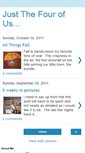 Mobile Screenshot of justthefourofus-charity.blogspot.com