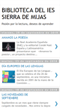 Mobile Screenshot of bibliotecadeliessierrademijas.blogspot.com