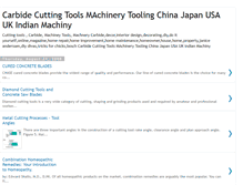 Tablet Screenshot of carbide-cutting-tools.blogspot.com