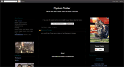 Desktop Screenshot of elysium-movie-trailer.blogspot.com