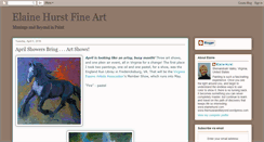 Desktop Screenshot of elainehurstfineart.blogspot.com