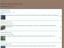 Tablet Screenshot of elainehurstfineart.blogspot.com