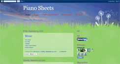 Desktop Screenshot of free-pianosheets-music.blogspot.com