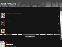 Tablet Screenshot of justfine365.blogspot.com