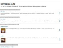 Tablet Screenshot of bemaproposito.blogspot.com