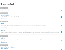 Tablet Screenshot of ifwegetlost.blogspot.com