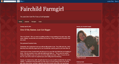 Desktop Screenshot of fairchildfarmgirl.blogspot.com