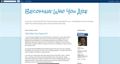 Desktop Screenshot of becomingwhoyouaretoday.blogspot.com