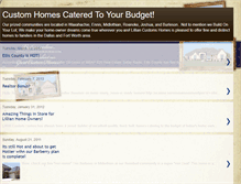 Tablet Screenshot of lilliancustomhomes.blogspot.com