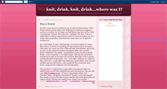 Desktop Screenshot of knitdrinkknitdrink.blogspot.com