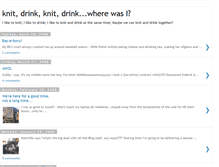 Tablet Screenshot of knitdrinkknitdrink.blogspot.com