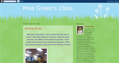 Desktop Screenshot of missgreen2ndgrade.blogspot.com