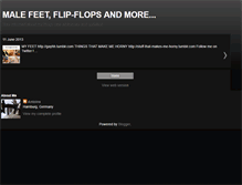 Tablet Screenshot of malefeetandmore.blogspot.com