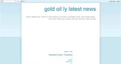 Desktop Screenshot of gold-oil-ly.blogspot.com