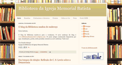 Desktop Screenshot of bibliotecaimbb.blogspot.com