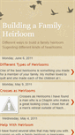 Mobile Screenshot of buildingafamilykeepsake.blogspot.com
