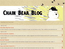 Tablet Screenshot of chainbear.blogspot.com