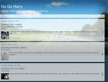 Tablet Screenshot of gogoharry.blogspot.com